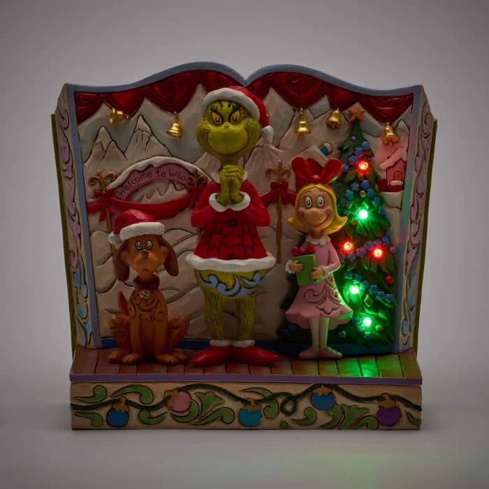 Open Book Grinch Max and Cindy by Jim Shore Light Choice