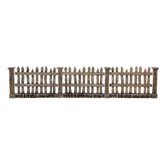 Picket Line Fence Village D56 Back