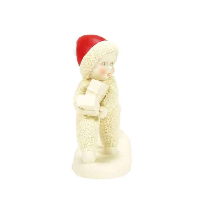 Puppy Parcels Snowbabies Figurine Side Two