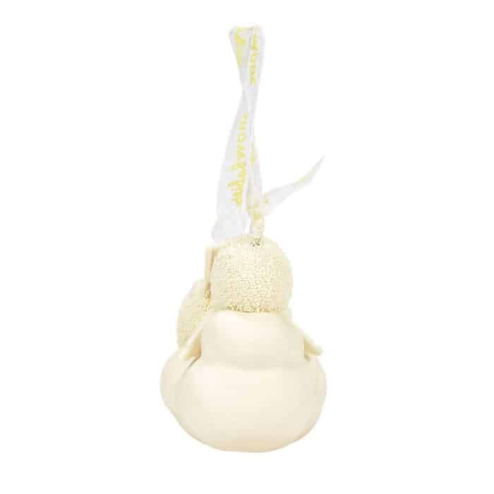 Reading in the Clouds Snowbabies Ornament Side Two