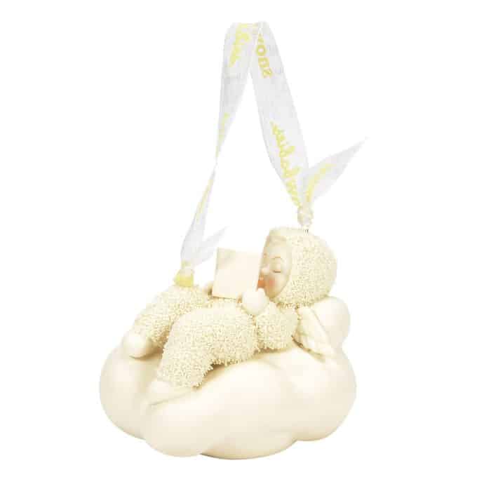 Reading in the Clouds Snowbabies Ornament Unlit