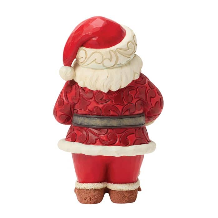 Santa Hot Cocoa Cookie Pint Size by Jim Shore Back