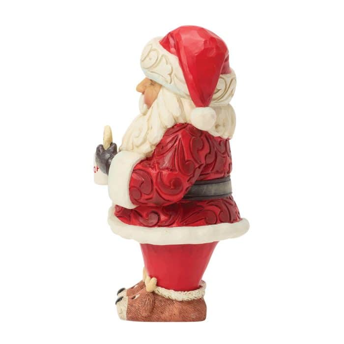 Santa Hot Cocoa Cookie Pint Size by Jim Shore Side Two