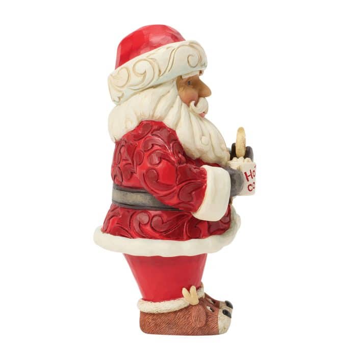 Santa Hot Cocoa Cookie Pint Size by Jim Shore Side