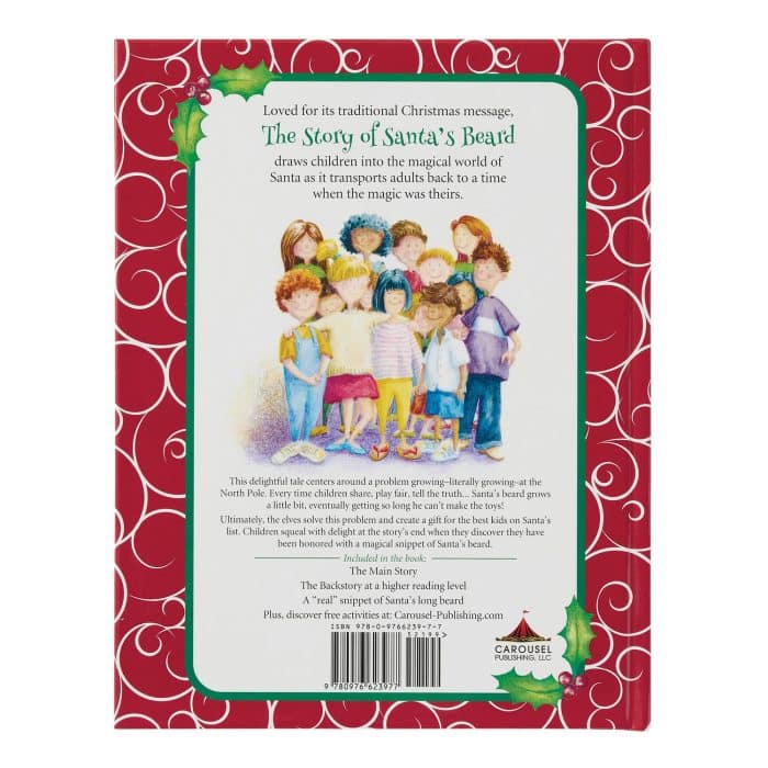 Santas Beard Childrens Book Back