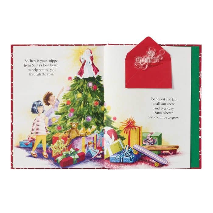 Santas Beard Childrens Book Open View