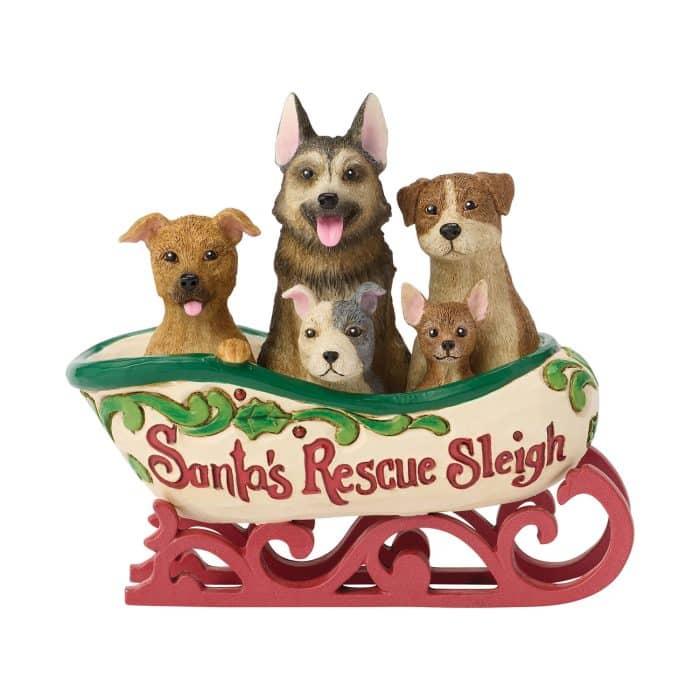 Santas Holiday Rescue Sleigh by Jim Shore