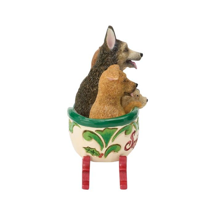 Santas Holiday Rescue Sleigh by Jim Shore Side Two