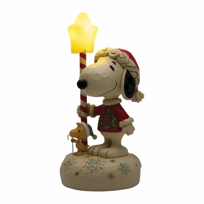 Snoopy Light Up Star Staff by Jim Shore Lit