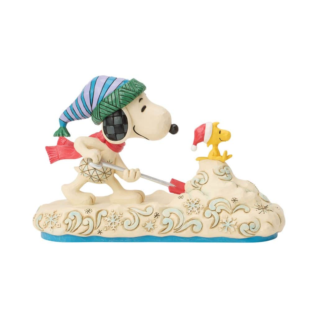 Snoopy Shoveling Snow by Jim Shore