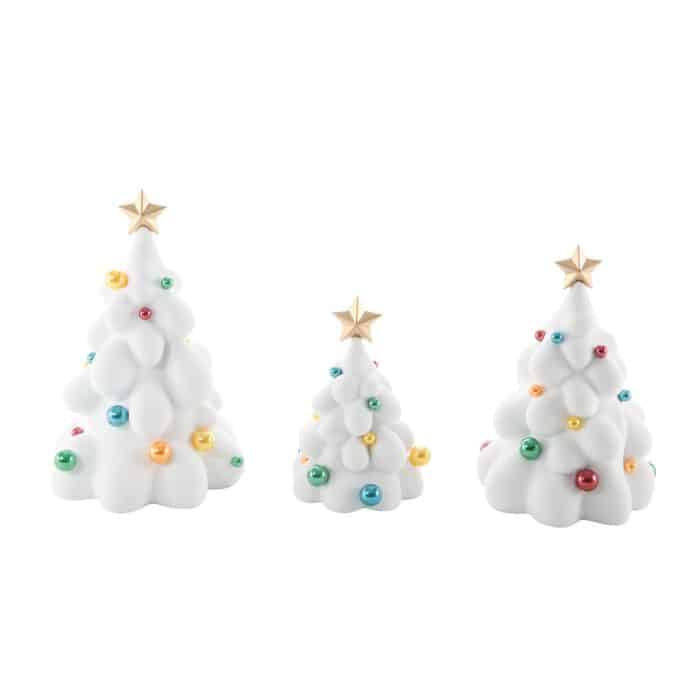 Snow Dream Trees Village D56 Back