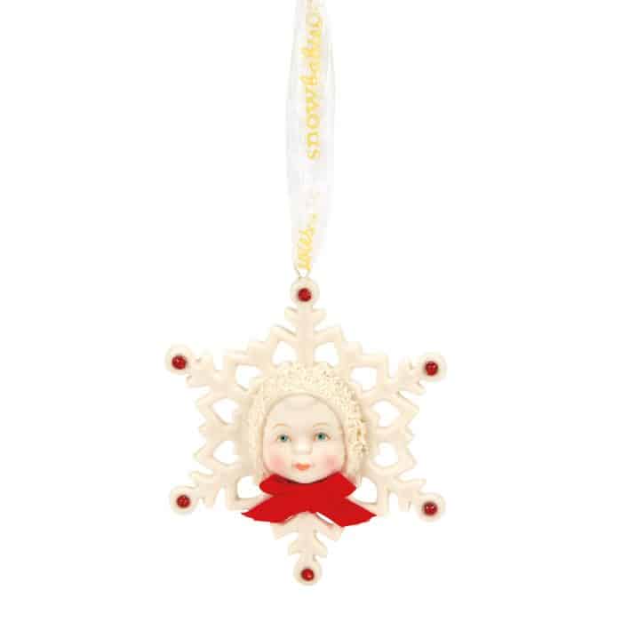 Snowflake Kisses 40th Anniversary Snowbabies Ornament