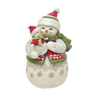 Snowmom with Baby by Jim Shore Front