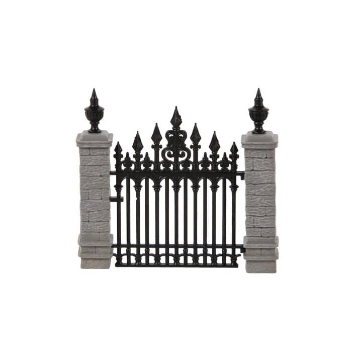 Stone with Black Gate Village D56 Back