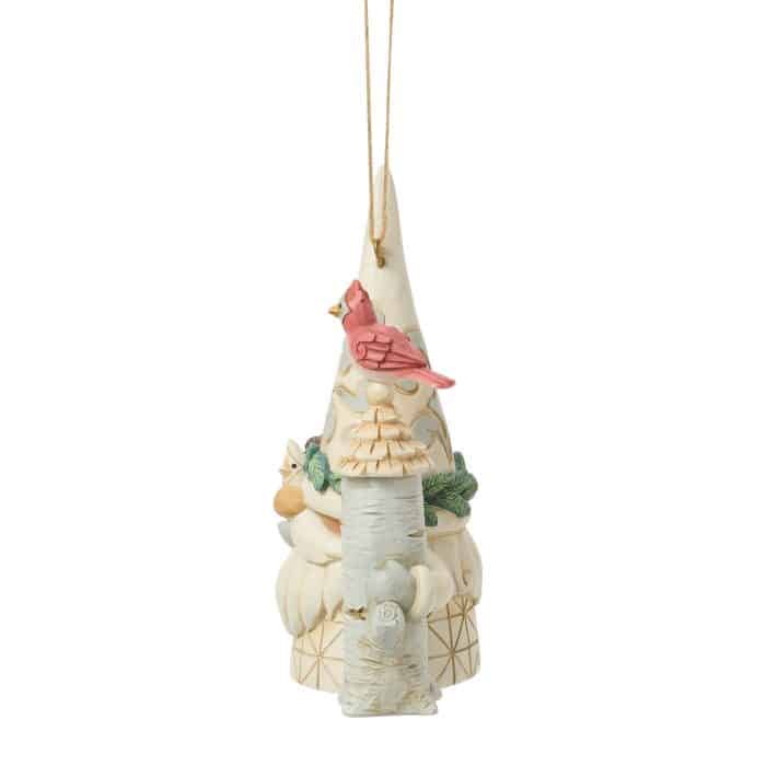 Woodland Gnome with Birdhouse Ornament by Jim Shore Side