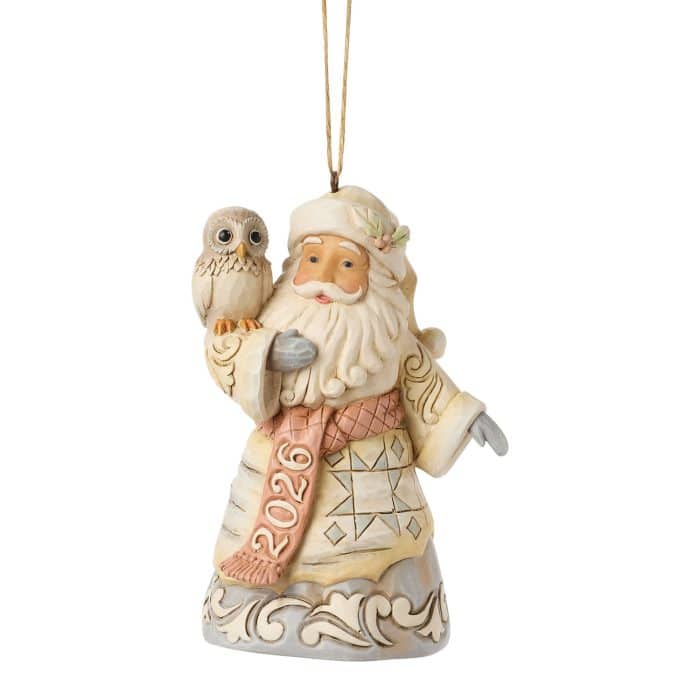 Woodland Santa 2026 Ornament by Jim Shore
