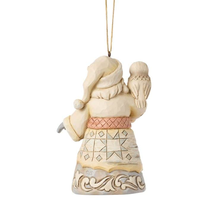 Woodland Santa 2026 Ornament by Jim Shore Back