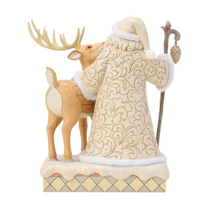 Woodland Santa and Buck by Jim Shore Back