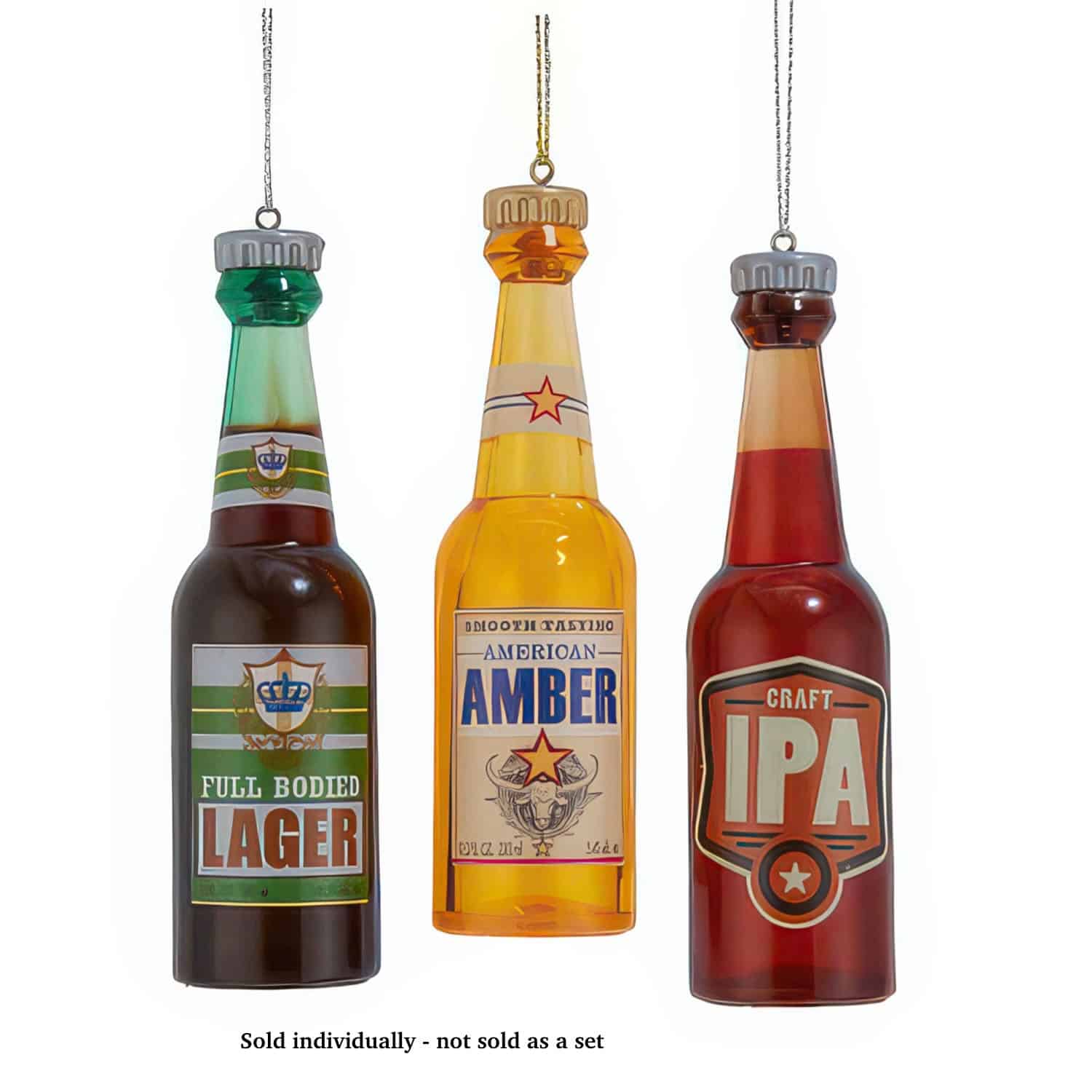 Brew Pub Beer Bottle Ornaments