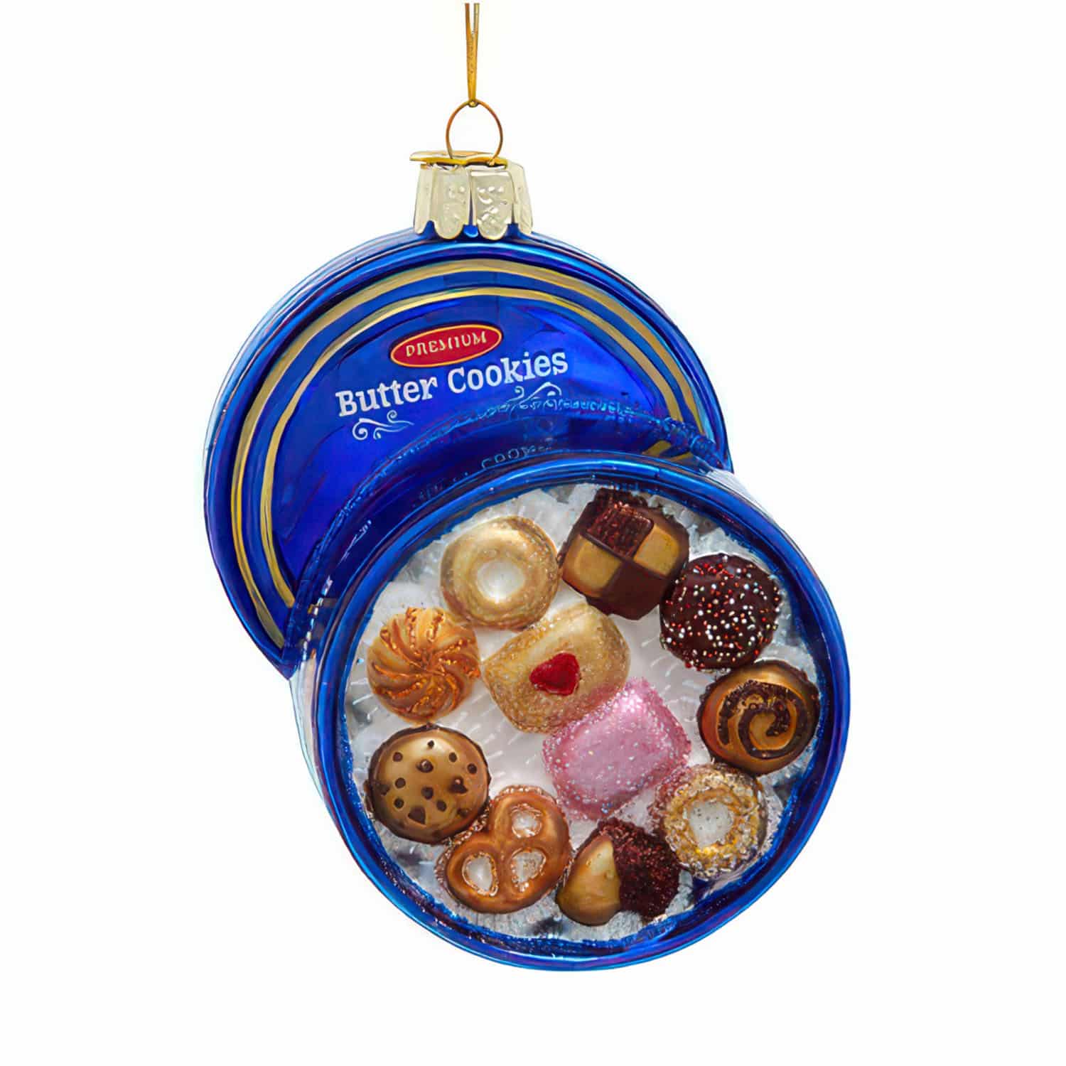 Butter Cookie Tin Ornament
