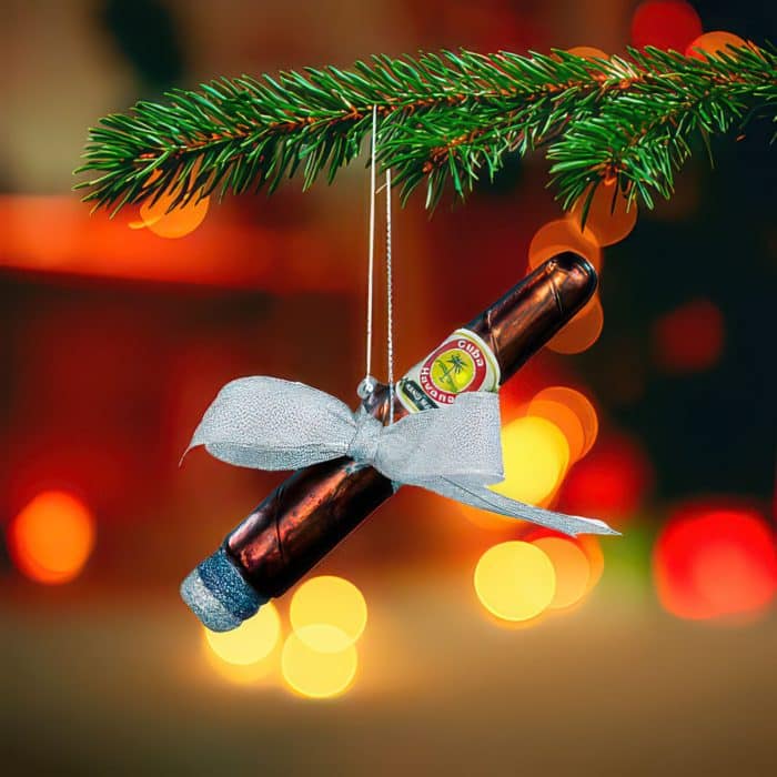 Cigar with Bow Ornament Glam