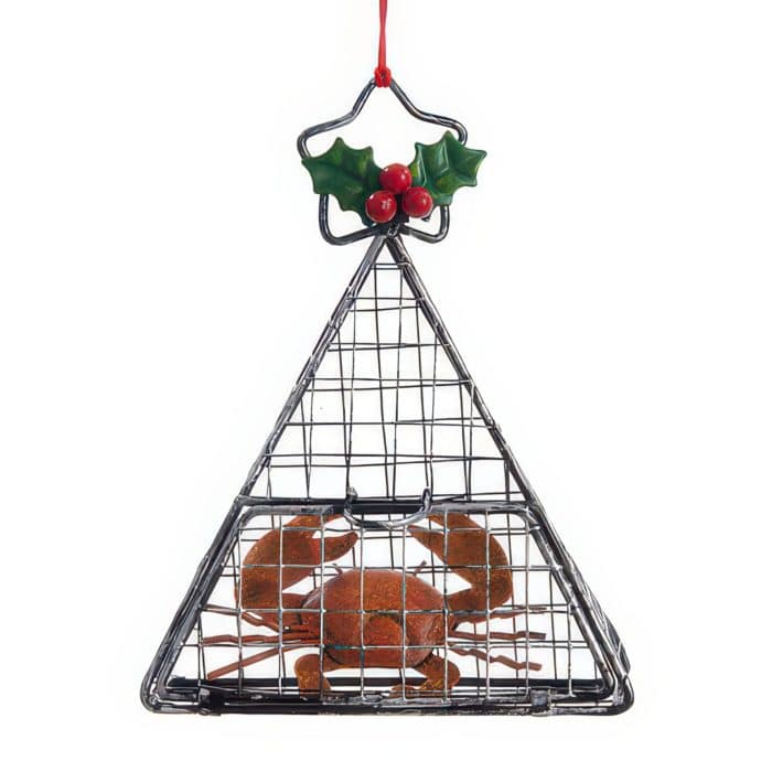 Crab Cage Holiday Ornament