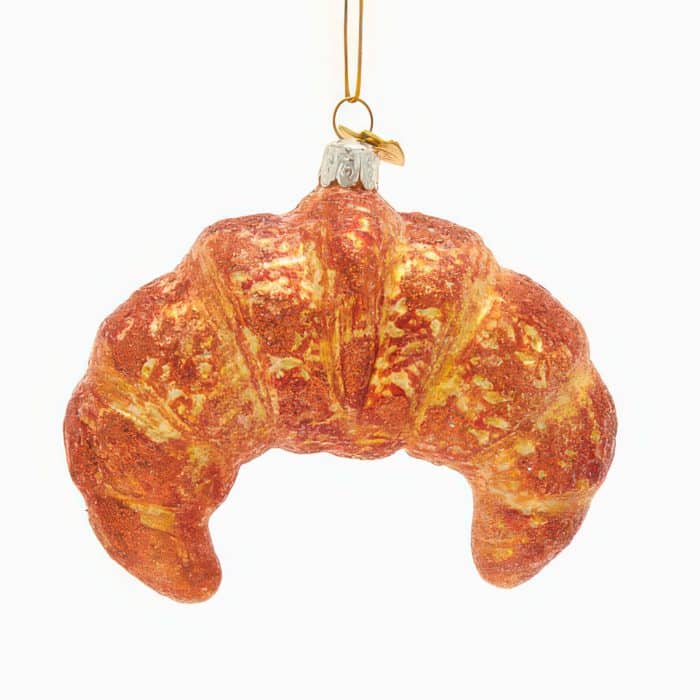 French Croissant Pastry Ornament