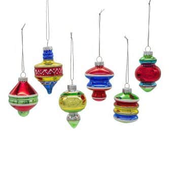 Fun Shapes Retro Ornament Set