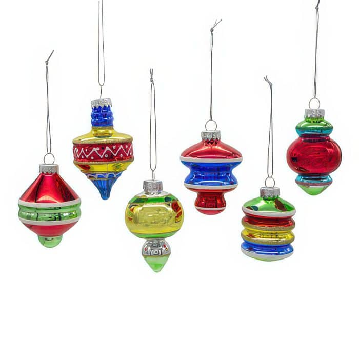 Fun Shapes Retro Ornament Set
