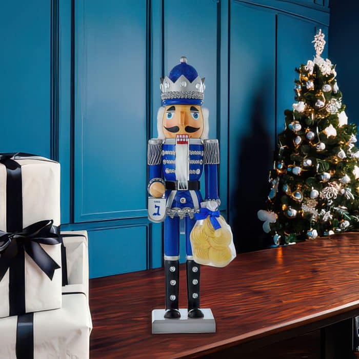 Hanukkah Nutcracker with Dreidel Glam