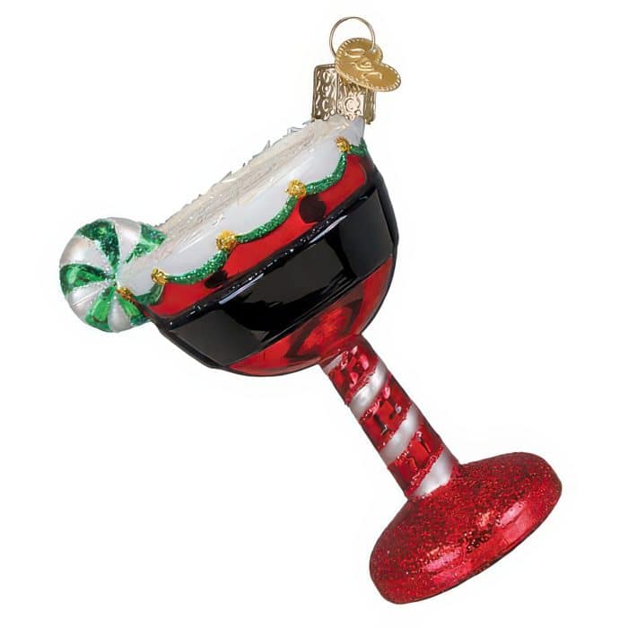 Happy Coffee Ornament Old World Christmas Back