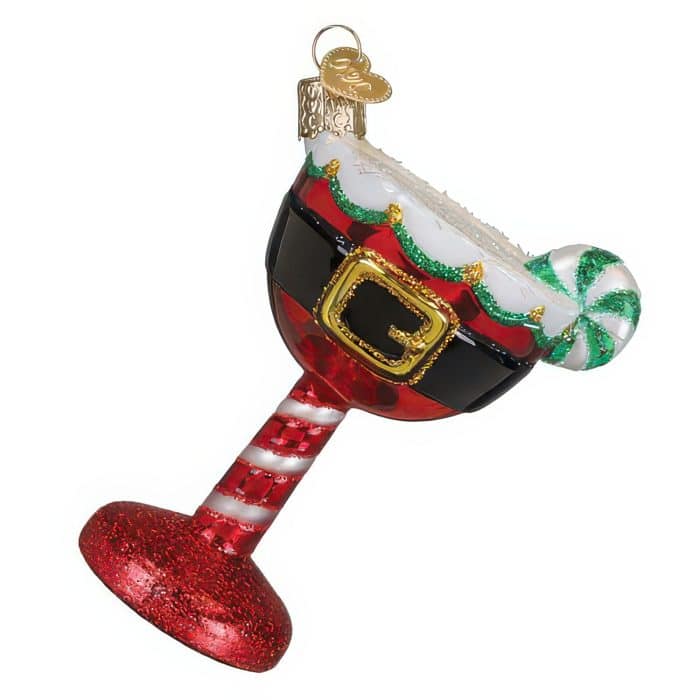 Happy Coffee Ornament Old World Christmas Front