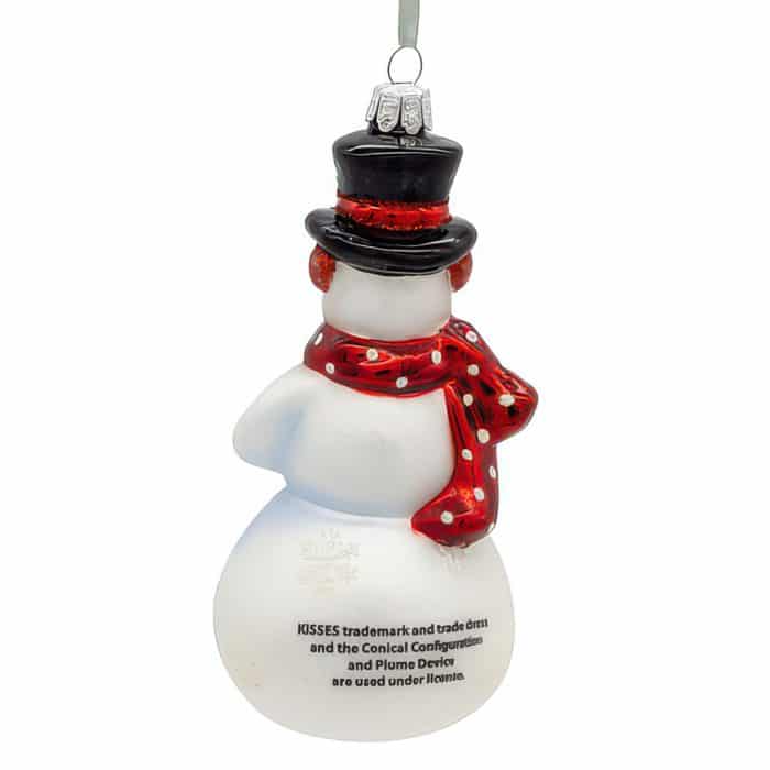 Hersheys™ Snowman Kisses Ornament Back