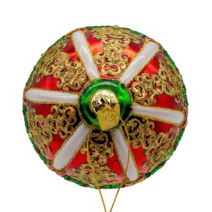 Holiday Hot Air Balloon Bellissimo™ Ornament Top