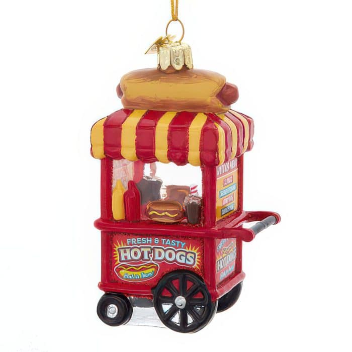 Hot Dog Cart Ornament