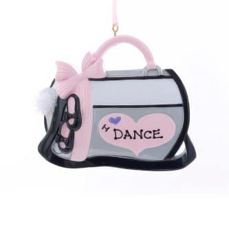 I Love Dance Bag Ornament Personalize