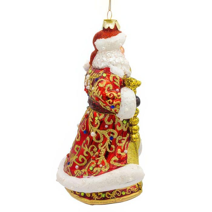 Jeweled Robe Santa Bellissimo™ Ornament Side