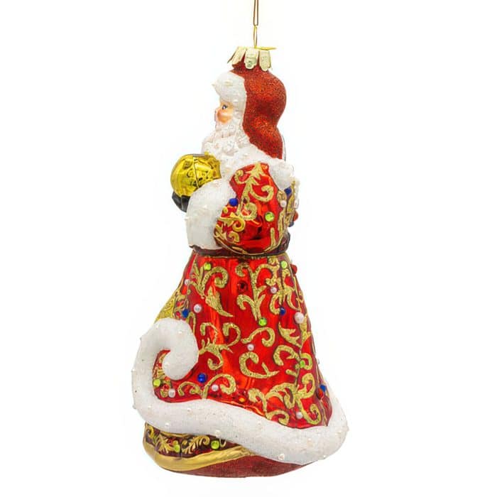 Jeweled Robe Santa Bellissimo™ Ornament Side Two