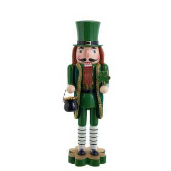 Leprechaun Soldier Lucky Charm Nutcracker