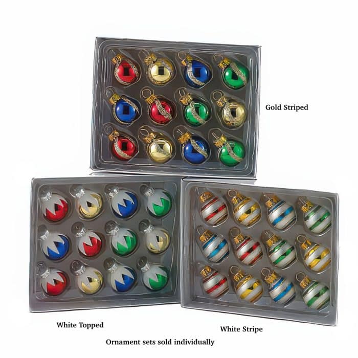 Multi Color Mini Ball Ornaments