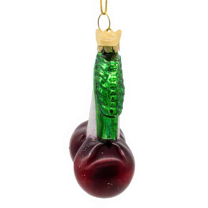 Red Cherries Ornament Side Two