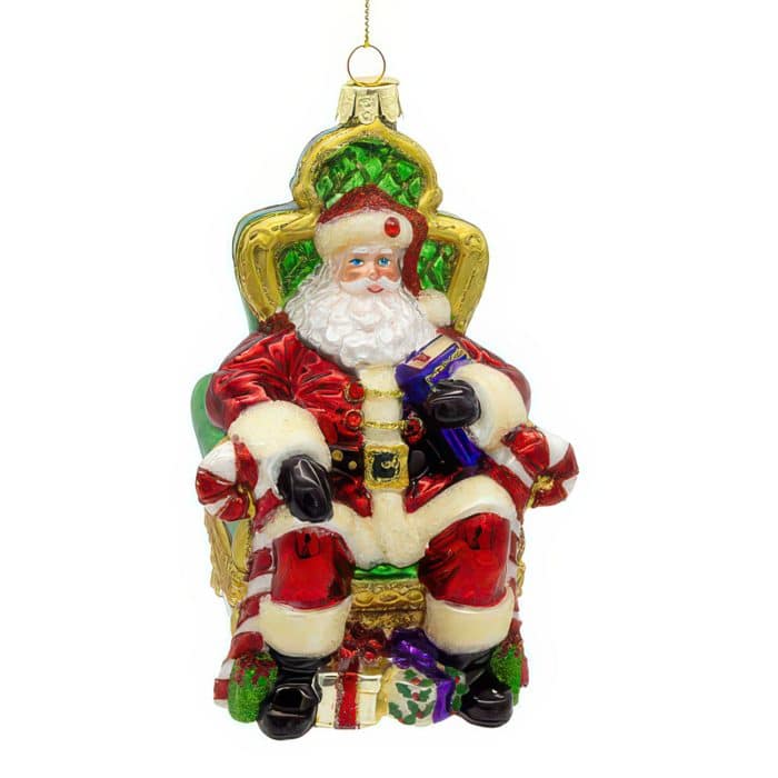 Santa on Throne Bellissimo™ Ornament