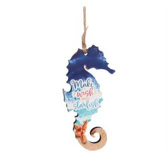 Seahorse Make a Wish Ornament