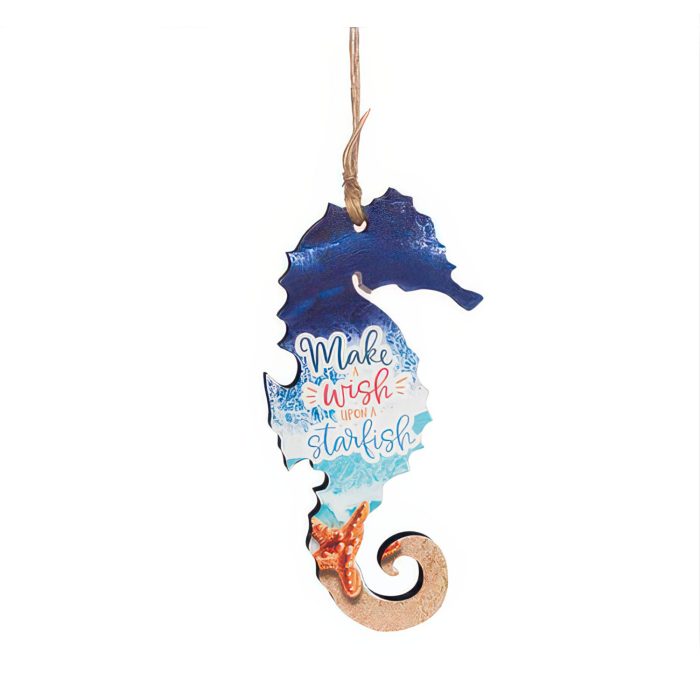 Seahorse Make a Wish Ornament
