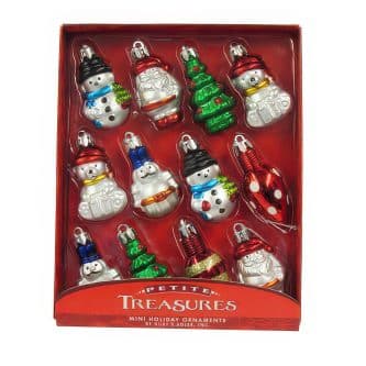 Shaped Shatterproof Ornament Set