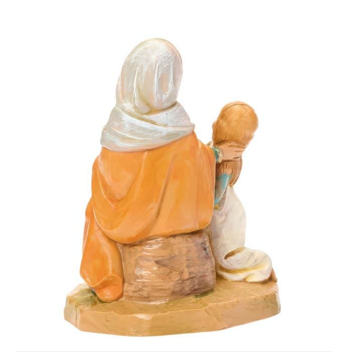 St Anne with Mary Fontanini Nativity Collection Back