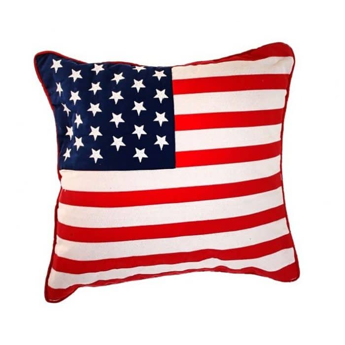 Stars and Stripes Americana Pillow