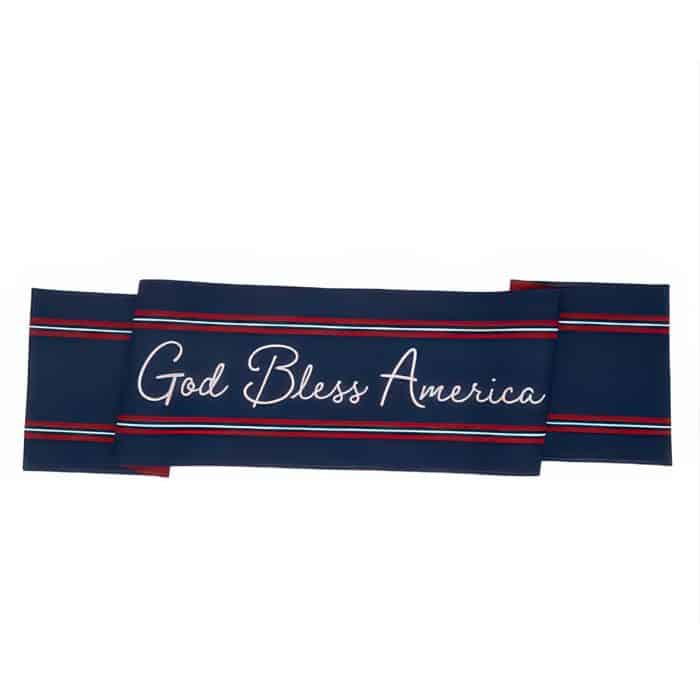 Stars and Stripes Table Runner Reversible 72