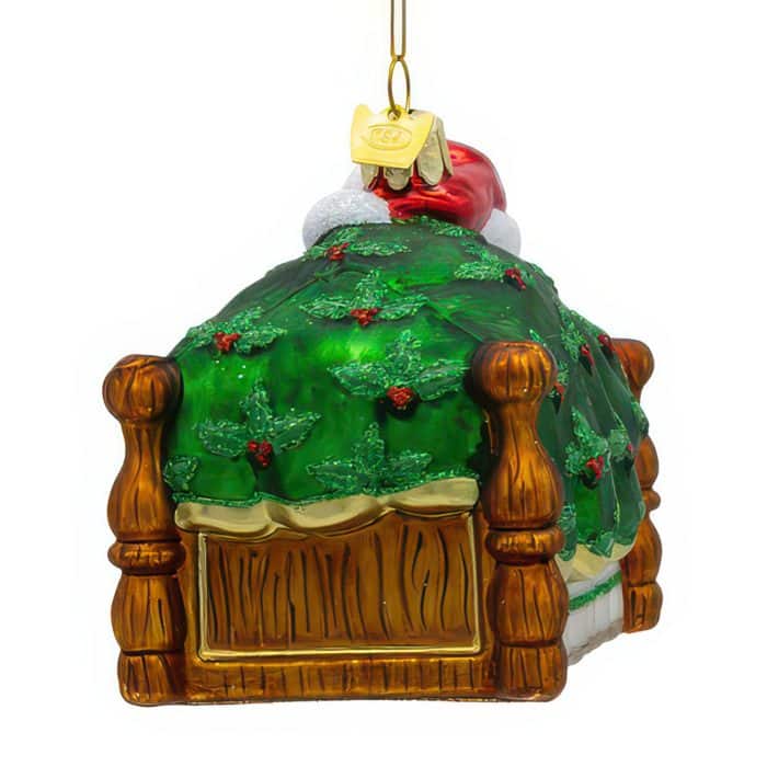 Time to Sleep Santa Ornament Foot