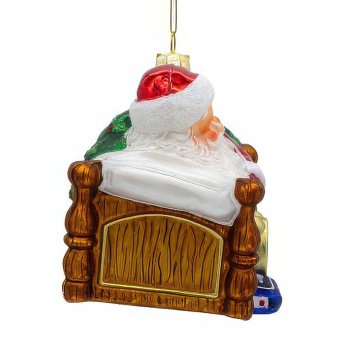Time to Sleep Santa Ornament Head